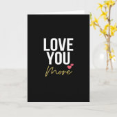 Carte Style élégant amour plus grand (Fleur jaune)