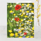 Carte Style Flora Renoir été (Fleur jaune)