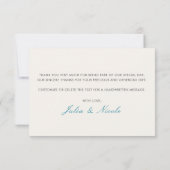 Carte Style géométrique Étincelles Mariage métallique en (Dos)