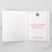 Carte Style père Noël Hipster (Intérieur)