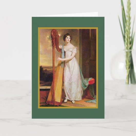 Carte Style Régence de fête (Devant)