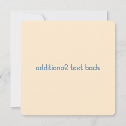 Carte Style Retro-Moderne Inspiré (Dos)