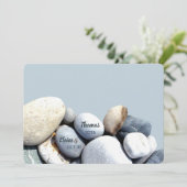 Carte Style Rustique Nom moderne Inhabituel Mariage de g (Debout devant)