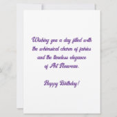 Carte Style Tiffany Vitrail Verre magique Fée (Dos)