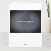 Carte Style typographique moderne Merci Fête des Pères (Dos)