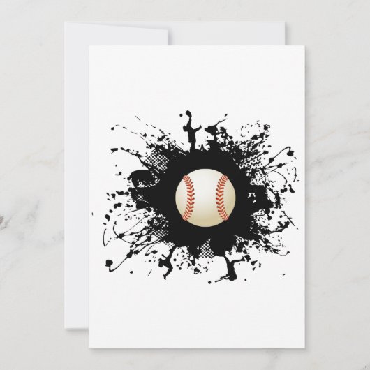 Carte Style urbain de baseball (Devant)