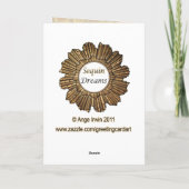 Carte Style vintage Art Déco Devon Rex Cat (Dos)