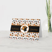 Carte Style vintage Halloween Salutation (Devant)