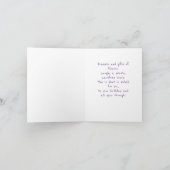 Carte Style vintage Lady lecture Livre Anniversaire (Intérieur)