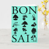 Carte Styles de base de l'arbre Bonsai (Fleur jaune)