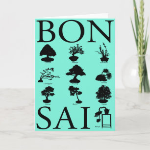 Carte Styles de base de l'arbre Bonsai