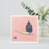 Carte Stylet et encre (Debout devant)