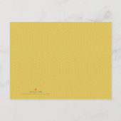 Carte stylisée Chinoise Palanquin Ox Année 2021 (Dos)