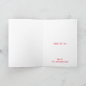 Carte stylisée Joyeux Noël de Londres (Intérieur)