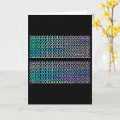 Carte Subtil 67 Six Seven Brainrot Message Caché Gen Al (Fleur jaune)