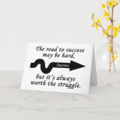 Carte Succès (Fleur jaune)