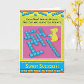 Carte Succès doux (Fleur jaune)