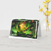 Carte Succulent Bud (Fleur jaune)