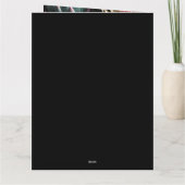 Carte Succulent et fleurs arrière - plan (Dos)