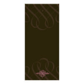 Carte succulente de support de rose et de chocolat (Dos)