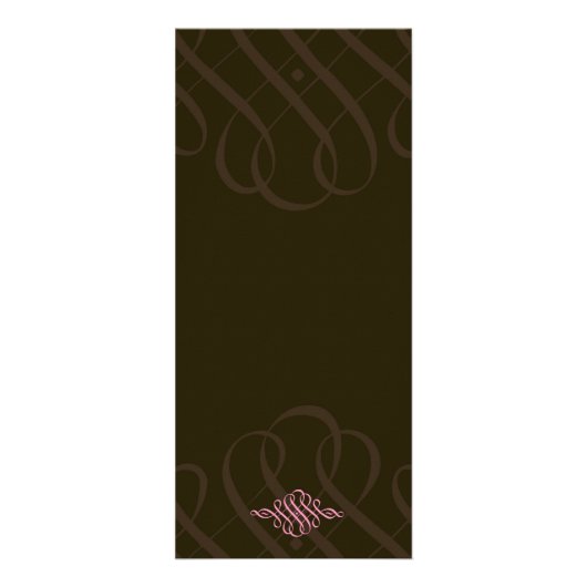 Carte succulente de support de rose et de chocolat (Dos)