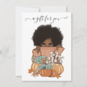 Carte Succulentes citrouilles Afro-Américain (Devant)