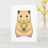 Carte Sucette de hamster (Fleur jaune)