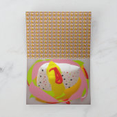Carte Sucette Douce Bébé Câlin Amour Douce Coussin       (Intérieur)