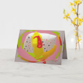 Carte Sucette Douce Bébé Câlin Amour Douce Coussin       (Fleur jaune)