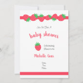 Carte Sucré à la fraise (Devant)