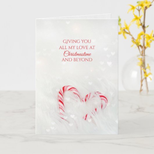 Carte Sucre de canne de Noël (Fleur jaune)