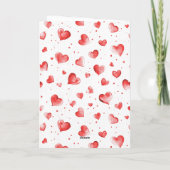 Carte Sucre de canne de Noël Coeur (Dos)