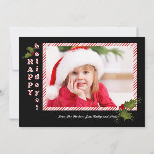 Carte sucre de canne Vacances Photo Grande