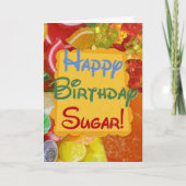 Carte Sucre de joyeux anniversaire ! (Devant)