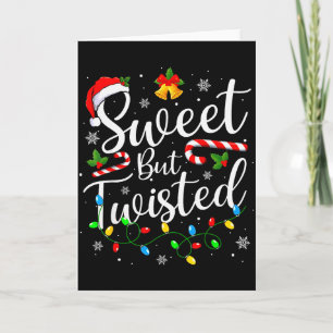 Carte Sucré Mais Drôle De Noël Canne En Bonbon De Noël