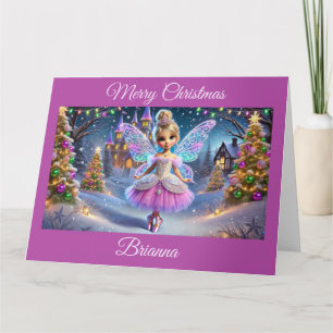 Carte Sucre Plum Fairy Princess (cheveux blonds)