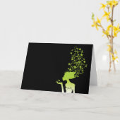 Carte sucre vert (Fleur jaune)
