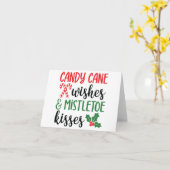 Carte Sucres de canne et bisous (Fleur jaune)