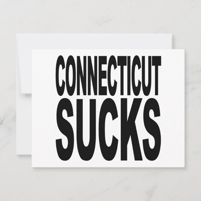 Carte Sucs Connecticut (Devant)