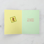 Carte Suédois Tomten ou elfe Pâtissier de Noël en pain d (Intérieur)