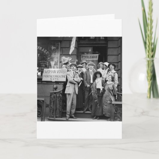 Carte Suffragettes et leur Men, 1913 (Devant)