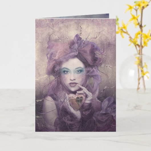 Carte Sugar Plum (Fleur jaune)