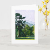 Carte Sugarloaf Mountain Greeting Card (Fleur jaune)