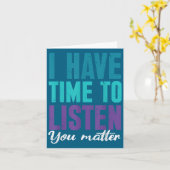 Carte Suicide Prevention You _ I For Suprters  (Fleur jaune)