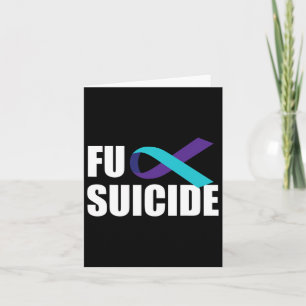 Carte Suicide Sensibilisation au suicide Ruban Préventio