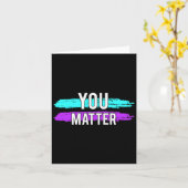 Carte Suicide Sensibilisation Vous Problème Conception C (Fleur jaune)