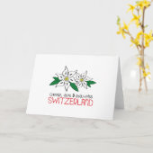 Carte Suisse (Fleur jaune)