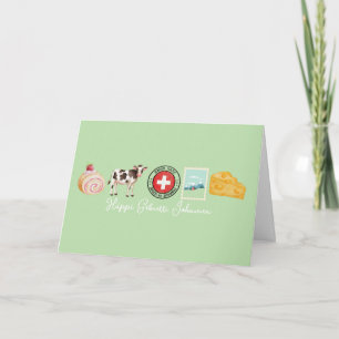 Carte Suisse Allemand Joyeux Anniversaire, Häppi Geburri