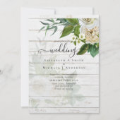 Carte Suite Mariage Sublime - Roses Blanches (Devant)