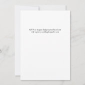 Carte Suite Mariage Sublime - Roses Blanches (Dos)